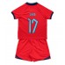 Maillot de foot Angleterre Bukayo Saka #17 Extérieur vêtements enfant Monde 2022 Manches Courtes (+ pantalon court)